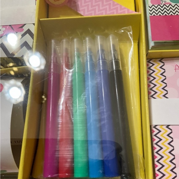 Scholastic Inc. Stationery Set Pink Light Design Ages 8 & Up Pink Turquoise - Picture 8 of 11
